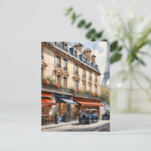 Carte Postale Paris aquarelle
