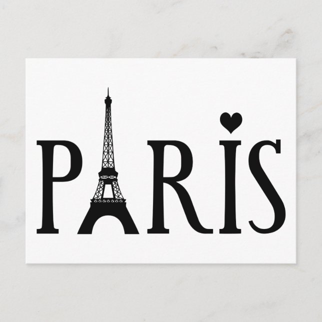 Carte Postale Paris - Art Graphique (Devant)