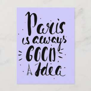 Carte Postale Paris Est Toujours Une Bonne Idée