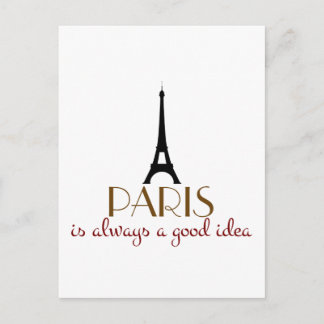Carte Postale Paris est toujours une bonne idée
