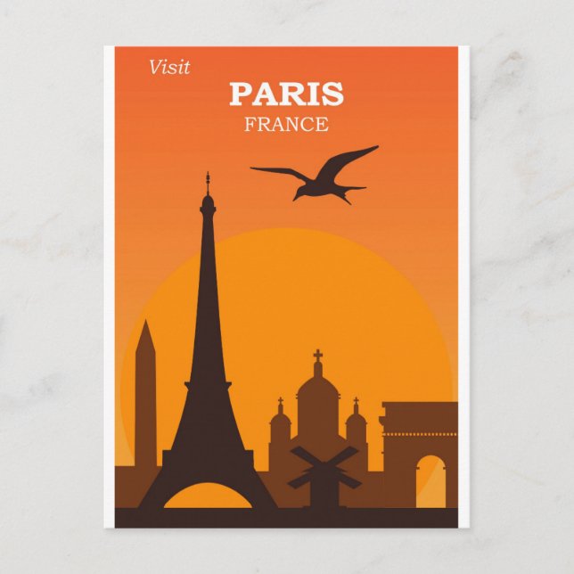 Carte Postale Paris France Lieux Anciens Voyage (Devant)
