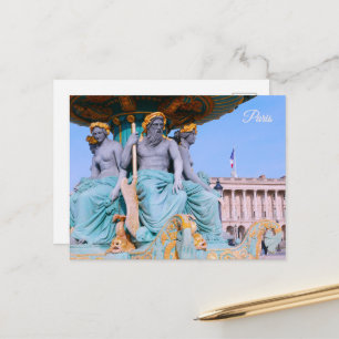 Carte Postale Paris. France. Place de la Concorde