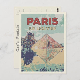 Carte Postale Paris France Pyramide du Louvre