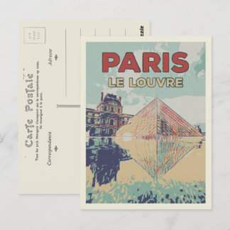 Carte Postale Paris France Pyramide du Louvre