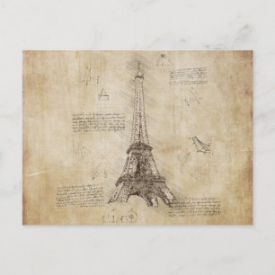 Carte Postale Paris France - Tour Eiffel