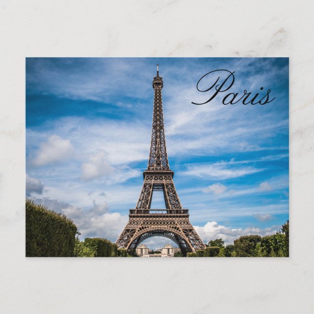 Carte Postale Paris France - Tour Eiffel Voyage (Devant)
