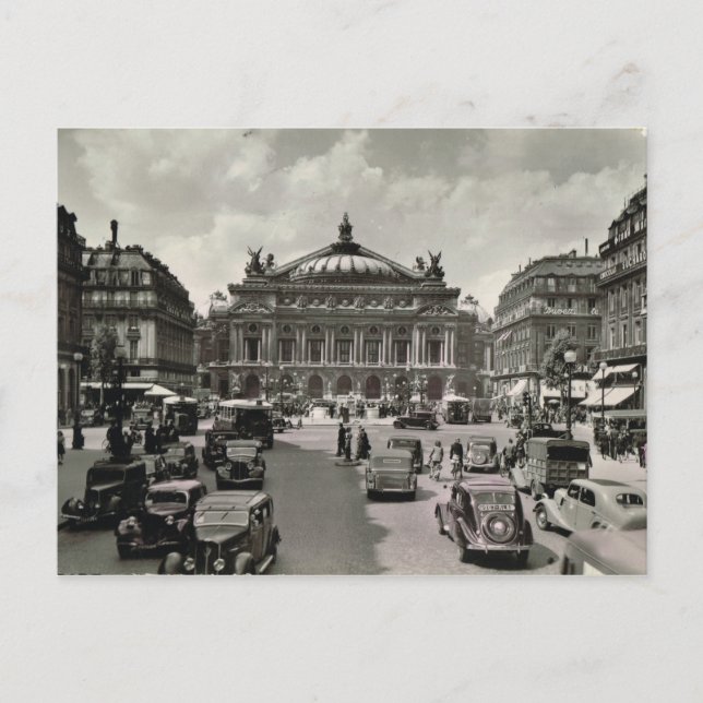 Carte Postale Paris, Opéra, 1930 (Devant)