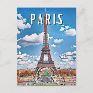 Carte Postale Paris Photo Vintage 