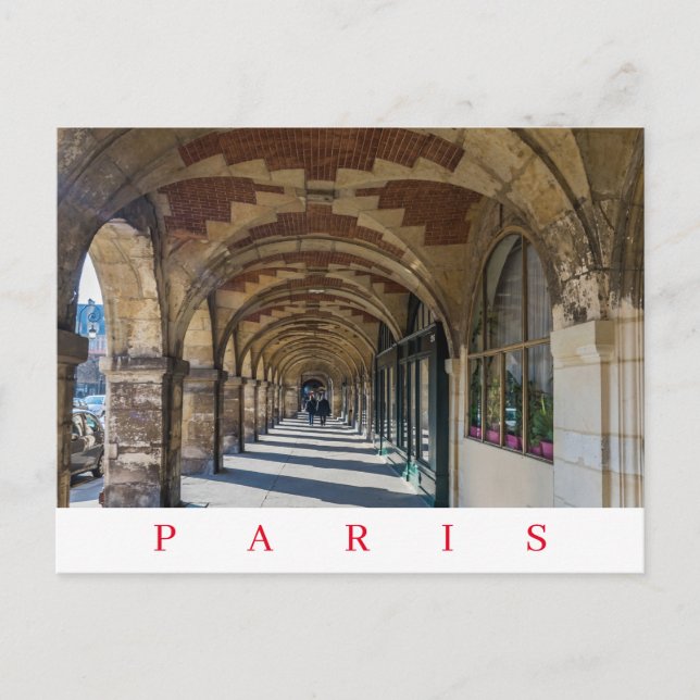 Carte postale Paris Place des Vosges (Devant)