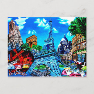 Carte Postale Paris Postkarte