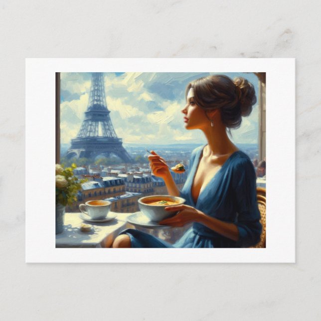 Carte Postale Paris Restaurant, (Devant)