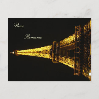 Carte Postale Paris Romance