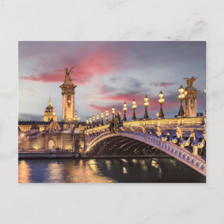 Carte Postale Paris romantique
