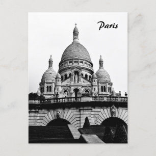 Carte Postale Paris & Sacré Coeur, Eglise Montmartre / France