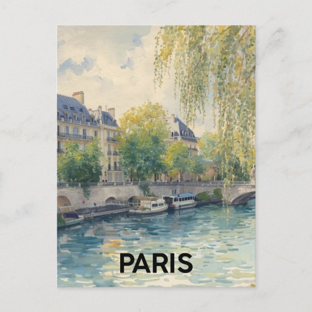 Carte Postale Paris Seine (Devant)