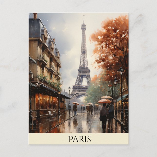 Carte Postale Paris | Tour Eiffel (Devant)