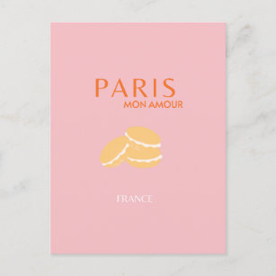 Carte Postale Paris Travel Art Retro