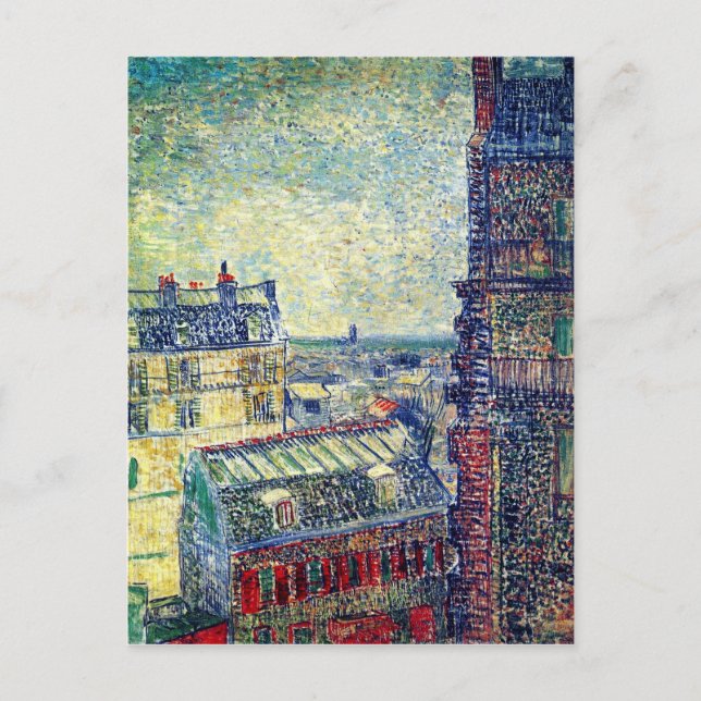 Carte Postale Paris, Vincent's Room Rue Lepic, Van Gogh Fine Art (Devant)