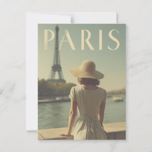 Carte Postale Paris vintage