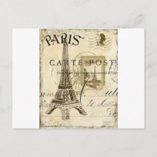 Carte Postale Paris Vintage