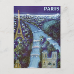 Carte Postale Paris vintage, France -