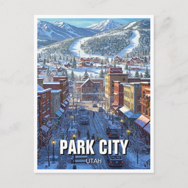 Carte Postale Park City Utah Travel (Devant)