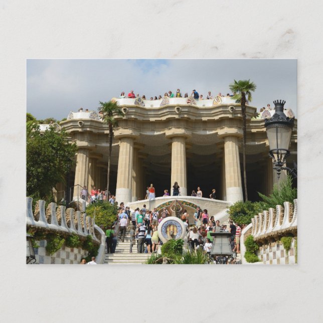 Carte postale Park Guell (Devant)
