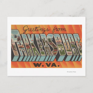 Carte Postale Parkersburg, Virginie-Occidentale - Grandes Scènes