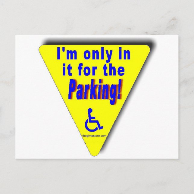 Carte Postale parking (Devant)