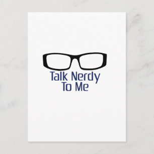 Carte Postale Parle Nerdy