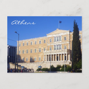 Carte Postale parlement d'athènes