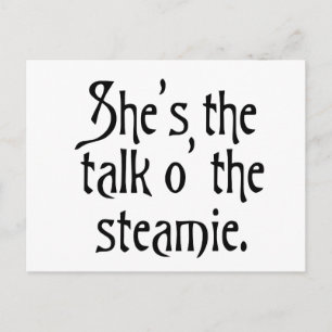 Carte Postale Parlez de l'humour drôle steamie glasgow uk