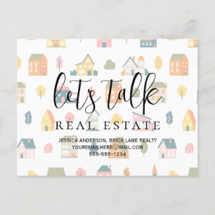 Carte Postale Parlons marketing promotionnel immobilier