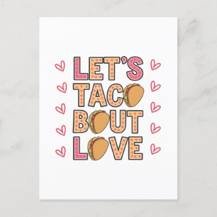 Carte Postale Parlons Tacos d'Amour
