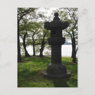 Carte Postale Parmi les cerisiers