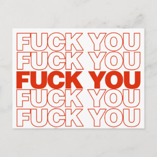 Carte Postale Parodie de F You