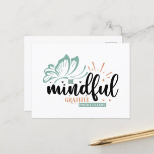 Carte Postale Parole de gentillesse positive inspirant