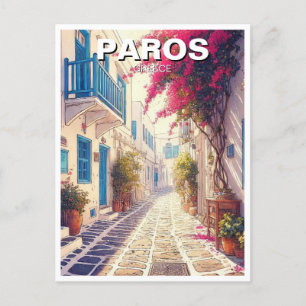 Carte Postale Paros Grèce Iles Voyages