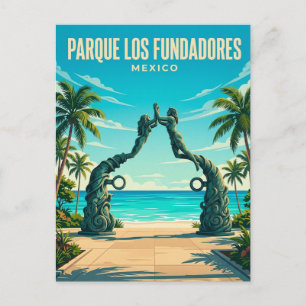 Carte Postale Parque Los Fundadores Mexique