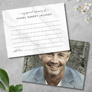 Carte Postale Partager Un Marbre blanc Funéraire Photo Mémoire