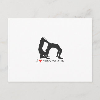 Carte Postale Partenaire de yoga
