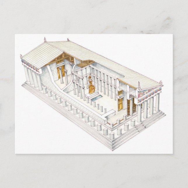 Carte Postale Parthenon Athènes (Devant)