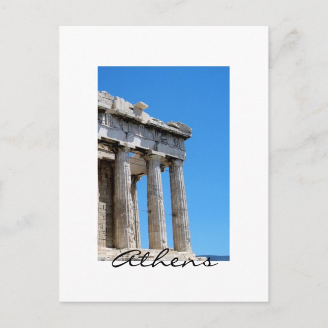Carte Postale Parthenon d'Athènes (Devant)