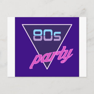 Carte Postale Parti des années 80