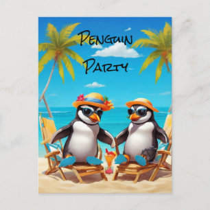 Carte Postale Parti des pingouins