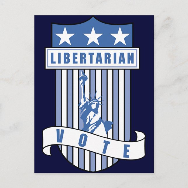 Carte Postale Parti libertarien (Devant)
