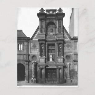 Carte Postale Partie centrale de la façade principale �