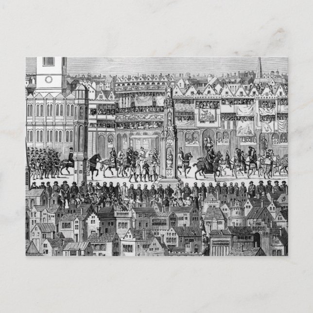 Carte Postale Partie de la procession du couronnement (Devant)