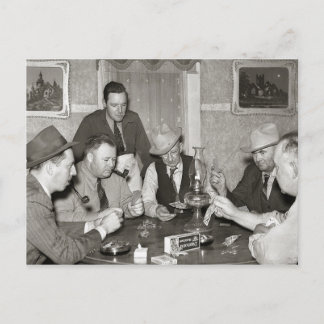 Carte Postale Partie de poker, 1939