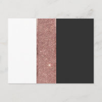 Parties scintillant or Rose moderne Blocs couleur 